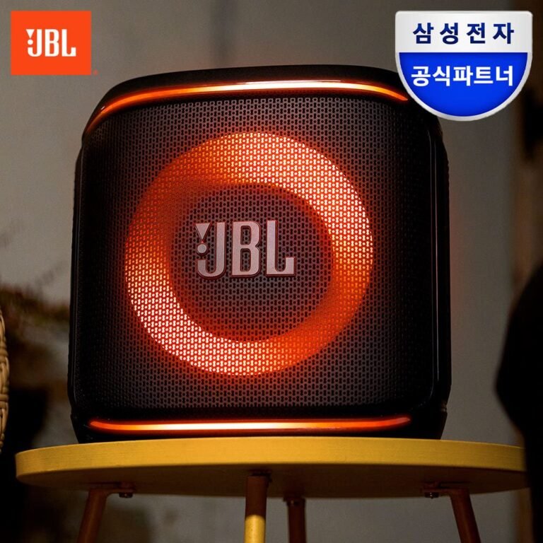 삼성전자 JBL 파티박스 앙코르2 블루투스 스피커 휴대용 노래방 파티 공연 강의 마이크