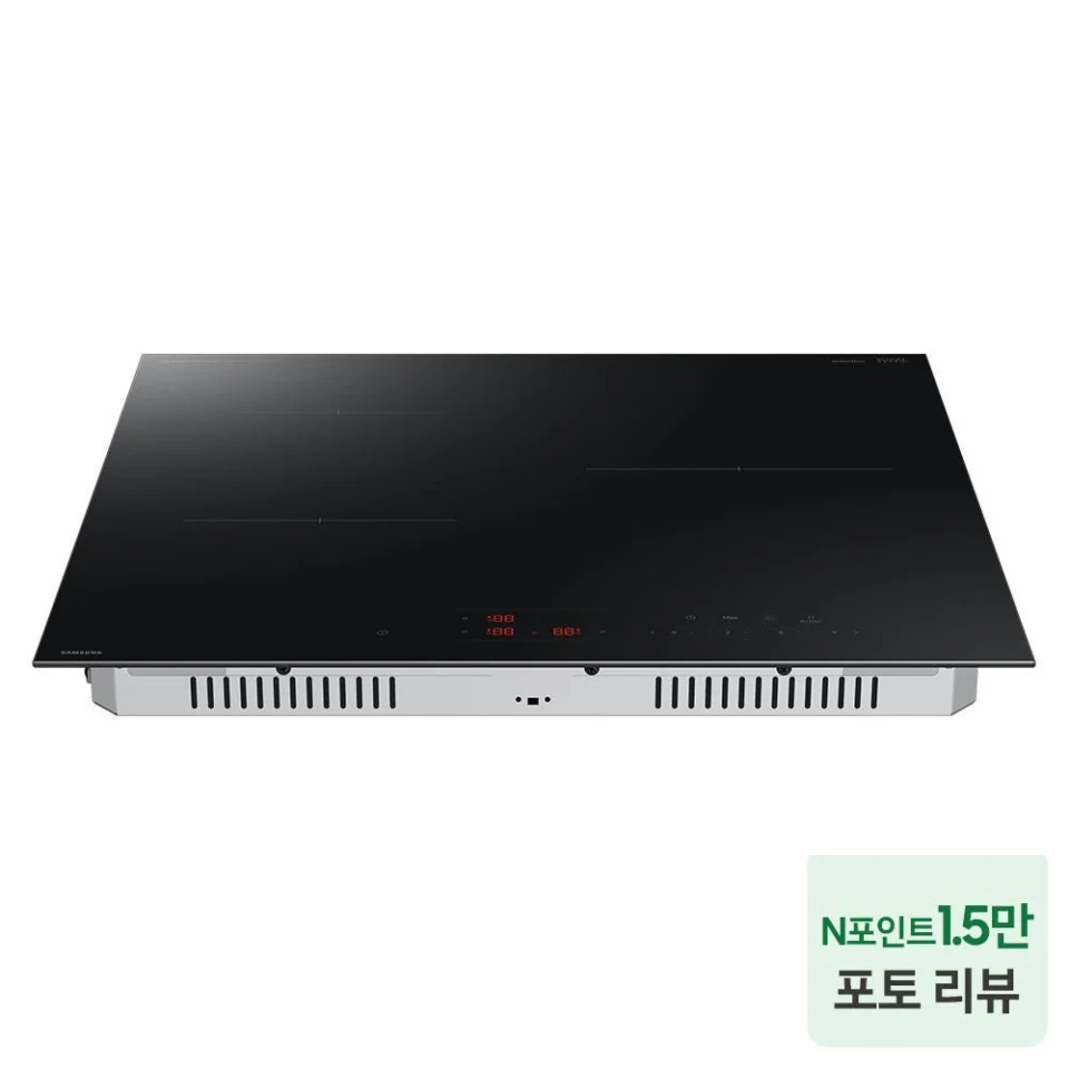 삼성 인덕션 전기레인지 NZ63DG403CFK 3구 빌트인 프레임리스 슬림핏 블랙