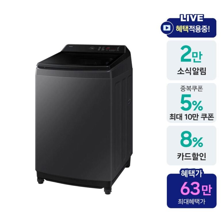 삼성 WA80F19S8C AI 통버블세탁기 19kg